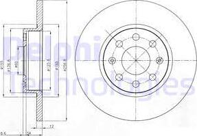 Delphi BG4155 - Discofreno autozon.pro