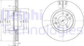 Delphi BG4150 - Discofreno autozon.pro