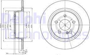 Delphi BG4153C-18B1 - Discofreno autozon.pro