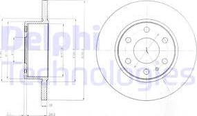 Delphi BG4164 - Discofreno autozon.pro