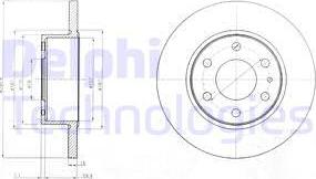 Delphi BG4165 - Discofreno autozon.pro