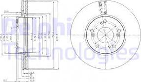 Delphi BG4119 - Discofreno autozon.pro