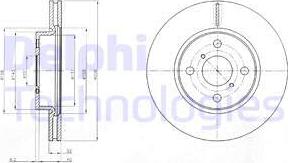 Delphi BG4116C-18B1 - Discofreno autozon.pro