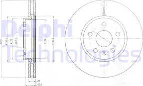 Delphi BG4189C-18B1 - Discofreno autozon.pro