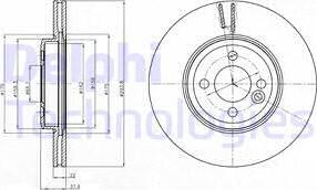 Delphi BG4184 - Discofreno autozon.pro