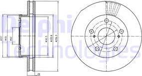 Delphi BG4181 - Discofreno autozon.pro