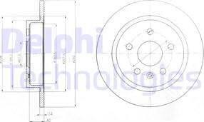 Delphi BG4188C-18B1 - Discofreno autozon.pro