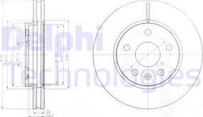 Delphi BG4187-C - Discofreno autozon.pro