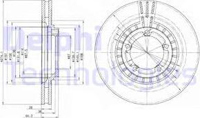 Delphi BG4134 - Discofreno autozon.pro