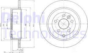 Delphi BG4124C - Discofreno autozon.pro