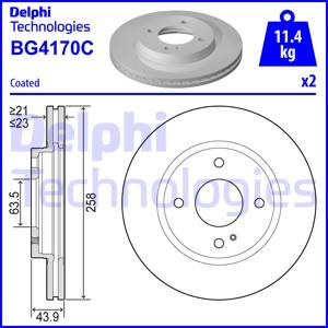 Delphi BG4170C - Discofreno autozon.pro