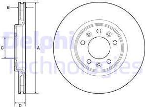 Delphi BG4806C - Discofreno autozon.pro