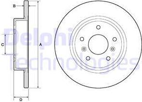 Delphi BG4807C - Discofreno autozon.pro