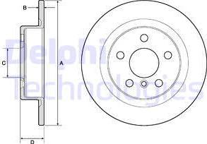 Delphi BG4812C-19B1 - Discofreno autozon.pro