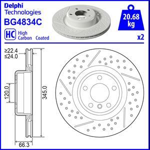 Delphi BG4834C - Discofreno autozon.pro