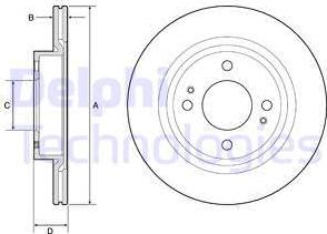 Delphi BG4830C - Discofreno autozon.pro