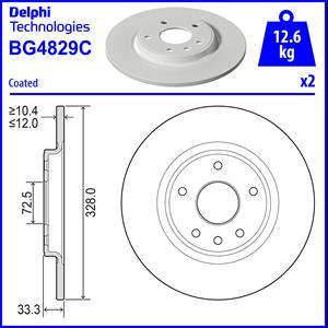 Delphi BG4829C - Discofreno autozon.pro