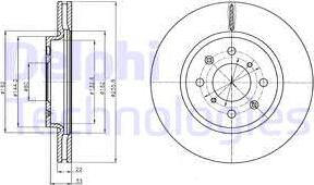 Delphi BG4340 - Discofreno autozon.pro