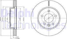 Delphi BG4343C - Discofreno autozon.pro