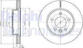 Delphi BG4343 - Discofreno autozon.pro