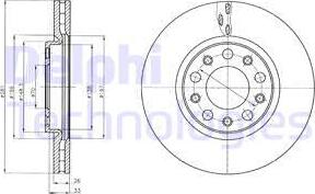 Delphi BG4314 - Discofreno autozon.pro