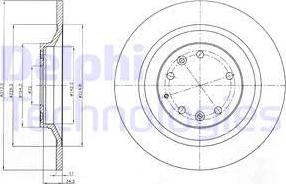 Delphi BG4318 - Discofreno autozon.pro