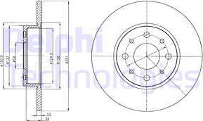 Delphi BG4312 - Discofreno autozon.pro