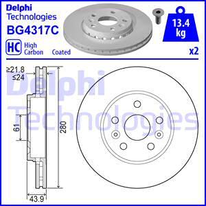 Delphi BG4317C - Discofreno autozon.pro