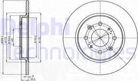 Delphi BG4385C - Discofreno autozon.pro