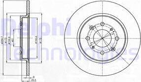 Delphi BG4385 - Discofreno autozon.pro