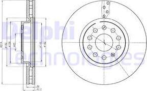 Delphi BG4330C - Discofreno autozon.pro