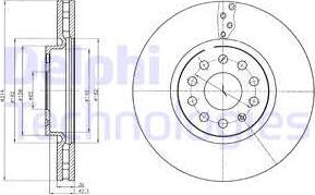 Delphi BG4330 - Discofreno autozon.pro