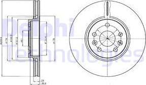 Delphi BG4338C - Discofreno autozon.pro