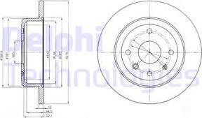 Delphi BG4244 - Discofreno autozon.pro