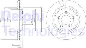 Delphi BG4240C-19B1 - Discofreno autozon.pro