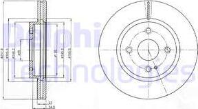 Delphi BG4254 - Discofreno autozon.pro