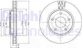 Delphi BG4258 - Discofreno autozon.pro