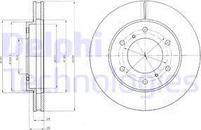 Delphi BG4257 - Discofreno autozon.pro