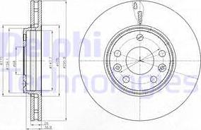 Delphi BG4264C - Discofreno autozon.pro