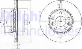 Delphi BG4265C - Discofreno autozon.pro