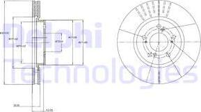 Delphi BG4215 - Discofreno autozon.pro