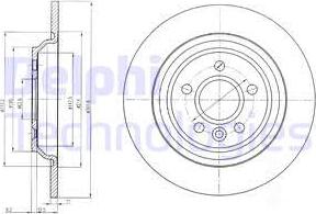 Delphi BG4239C - Discofreno autozon.pro