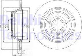 Delphi BG4238C - Discofreno autozon.pro