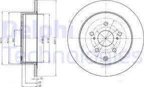 Delphi BG4237 - Discofreno autozon.pro