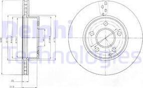 Delphi BG4227C - Discofreno autozon.pro