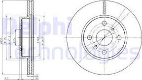 Delphi BG4274 - Discofreno autozon.pro