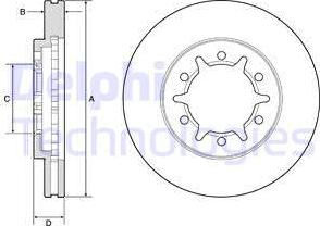 Delphi BG4795C - Discofreno autozon.pro