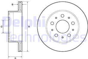 Delphi BG4796C - Discofreno autozon.pro