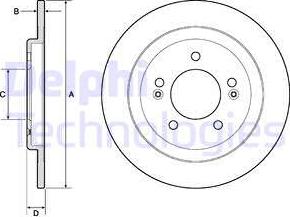 Delphi BG4749C - Discofreno autozon.pro