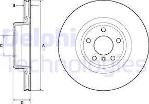 Delphi BG4755C - Discofreno autozon.pro